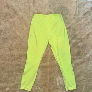 Lululemon Athletica Yellow Leggings